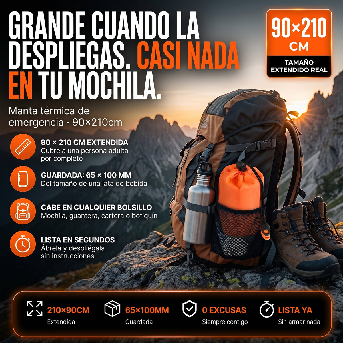Saco térmico e impermeable